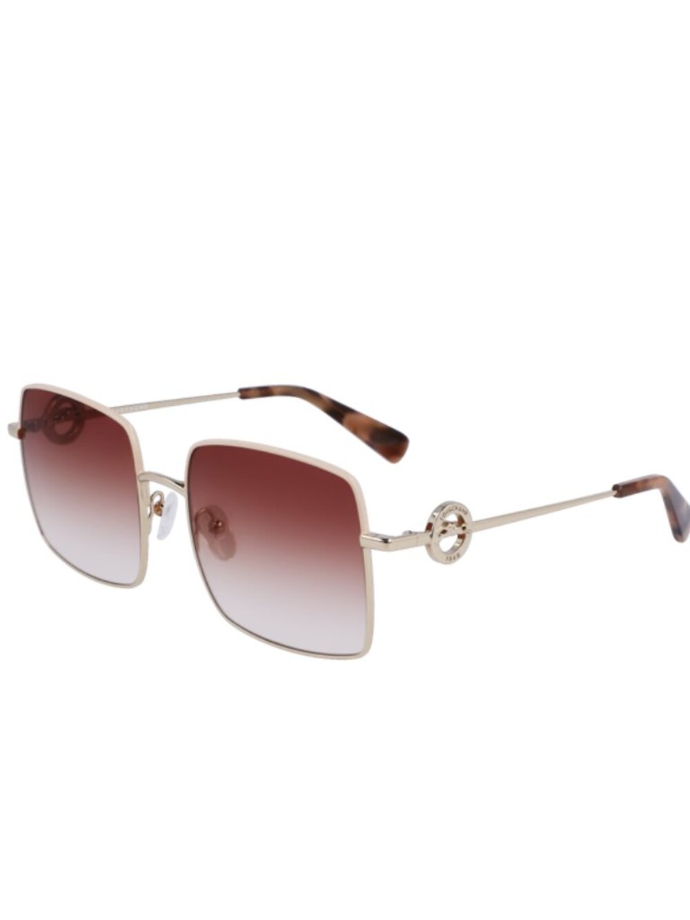 NWT Longchamp Gold Aviator Sunglasses